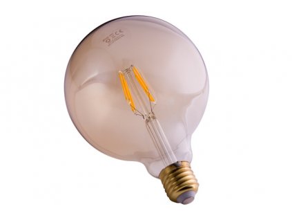 LED žárovka E27 G125 filament X8 RETRO bílá teplá 8W