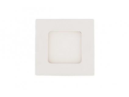 Zapuštěný čtvercový LED panel bílý 12W, bílá neutrální