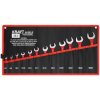 Kraft&Dele KD10924  Dvoustanný klíč 12 palců| sadá očkoplochých klíčů 6x7 až 30x32 mm, chromovaná uhlíková ocel