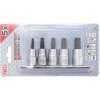 Sada nástrčných hlavic | 10 mm (3/8") | 4bodový profil (pro MTS-Mortorq) MTS0 - MTS04 | 5 ks