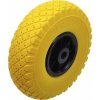 BGS 80652, Kolo pro skladištní/ruční vozík | PU, žluté/černé | 260 mm
