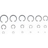 BGS 8049, Souprava vnitřních Seegerových pojistek (rozpěrný kroužek) | Ø 3 - 32 mm | 300dílná