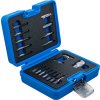BGS 9173-1, Sada pro povolení poškozených šroubů | pro vnitřní šestihran 1,5 - 10 mm / T-profil (pro Torx) | T10 - T55 | 19dílná