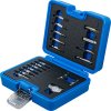 BGS 9173-1, Sada pro povolení poškozených šroubů | pro vnitřní šestihran 1,5 - 10 mm / T-profil (pro Torx) | T10 - T55 | 19dílná