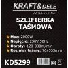 Kraft&Dele KD5299, Pásová bruska 2000W