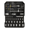 Sada nářadí, klíčů, šroubováků či bitů v kufru se zásuvkami, 1050 ks, WMC 401050