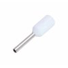 insulated cord terminal e0508 white