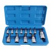 12pcs 5 point without tamper star bit socket set