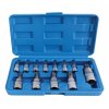 12pcs 5 point tamper proof star bit socket set