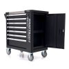Kraft&Dele KD1070, Dílenský vozík na nářadí | 7 zásuvek | černý