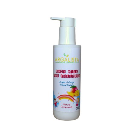 Argalista Tělové mléko pro děti s arganovým olejem 200ml