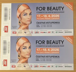 ROZDÁVÁME VSTUPENKY ZDARMA ‼️ Pro několik z vás máme připravené vstupenky na veletrh For Beauty, který se bude konat už...