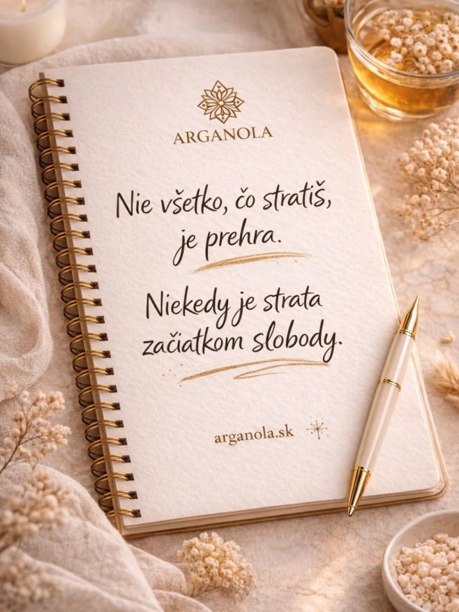 Strata nie je vždy tým, čím sa zdá byť.... To, čo odchádza, často odchádza preto, aby uvoľnilo priestor. Ego to môže...