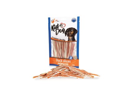 KIDDOG kachní proužky carpaccio 80 g