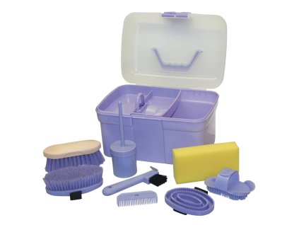 5643 box na cistici potreby 8 dilny fialovy
