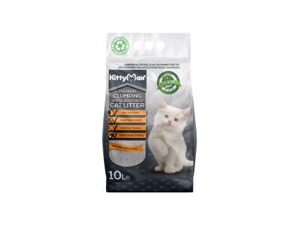 KITTYMAX hrudkující, bezprašný bílý bentonit 10 l
