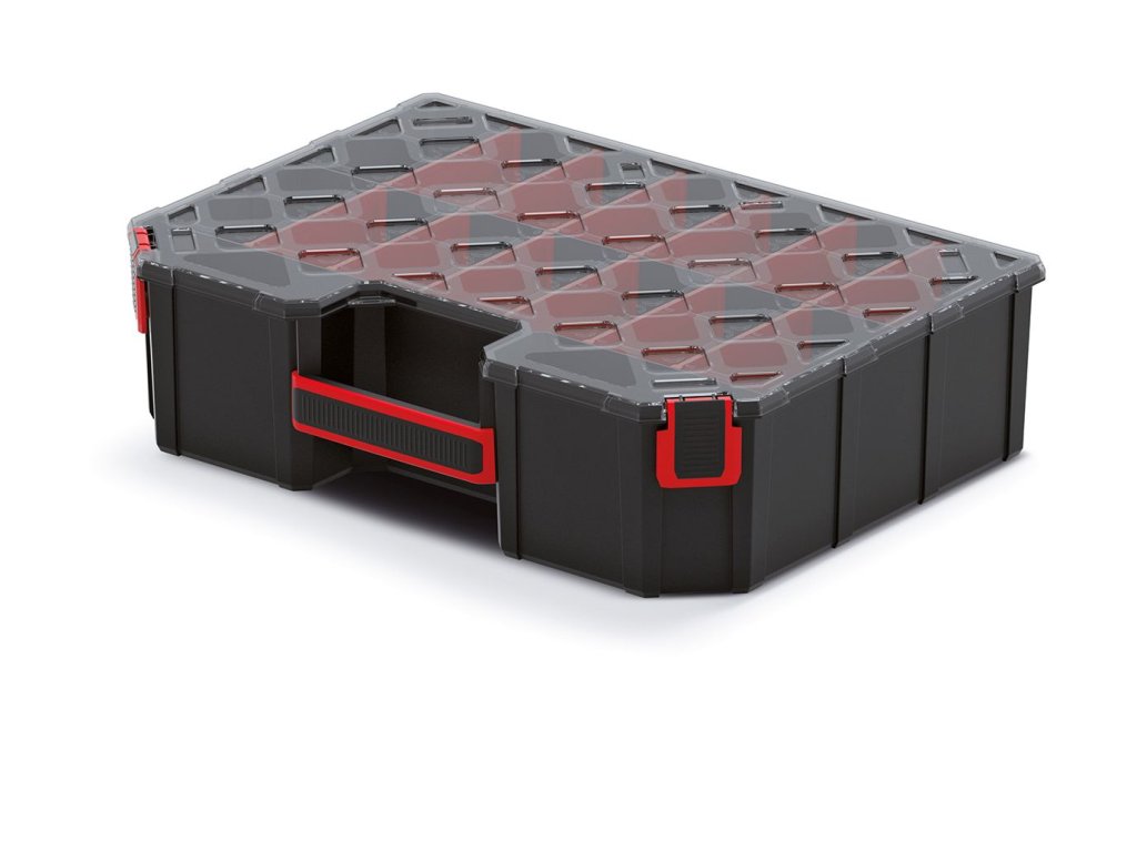 Box organizér TAGER 390x284x105mm čierny