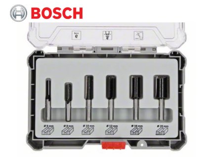 Sada fréz drážkovacích BOSCH 6 mm stopka, 6 dielna
