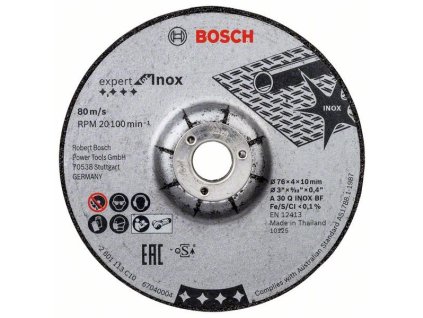 Brúsny kotúč BOSCH 76x4,0 mm 2 ks