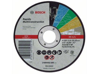Rezný kotúč BOSCH Rapido Multi Construction 230x1,9x22,2 mm