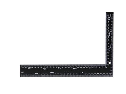 Uholník čierny 300x200mm oceľový
