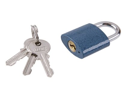 Zámok visiaci 32mm modrý FESTA