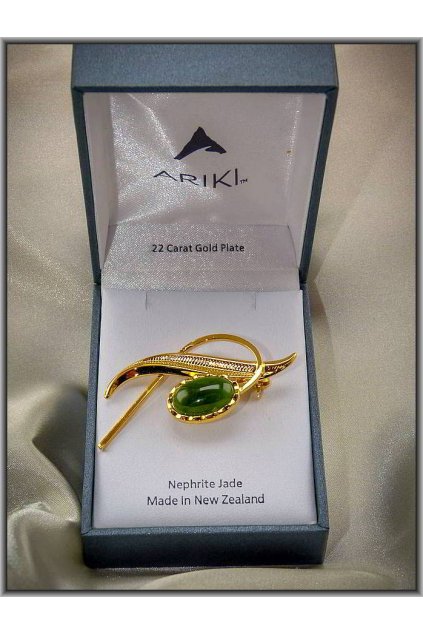 wbgarden ariki brož klasik green nefrit jade