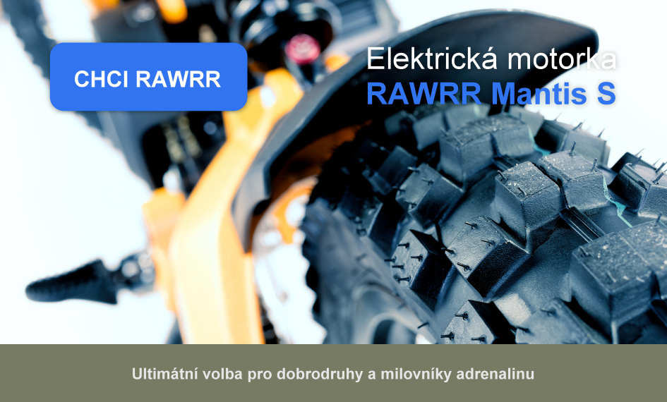Elektrická motorka RAWRR Mantis S