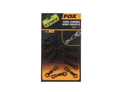 Fox EDGES™ Kwik Change Hook Swivels (Varianta Edges Kwik change hook swivels size 10 x 10)