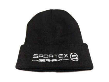 Rybářská čepice SPORTEX s logem černá