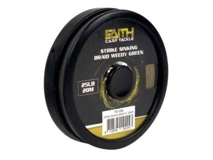 FAITH Strike sinking braid 25lb/20m (Variant Barva: hnědá)