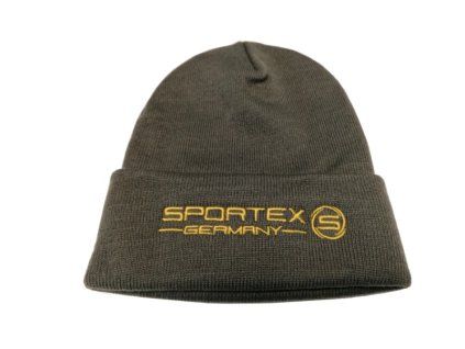 Rybářská čepice SPORTEX s logem zelená
