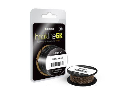 Delphin HOOKLINE 6K muddy (Velikost 25lbs 20m)