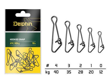 Hooked snap / 10 ks (Velikost #0/12kg)