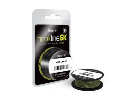 Delphin HOOKLINE 6K grass (Velikost 35lbs 20m)