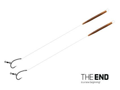 Návazec Delphin THE END D-Rig / 2ks (Velikost 20 cm / 17lbs / #4)