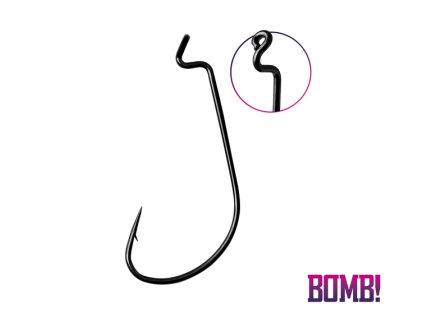 Háček BOMB! D-SHOT OFFS WORM / 5ks (Velikost #2)