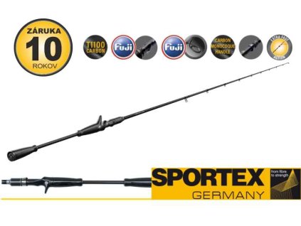 Přívlačové pruty SPORTEX Nobun Special monopice (Variant 185cm / 12-48g baitcast)