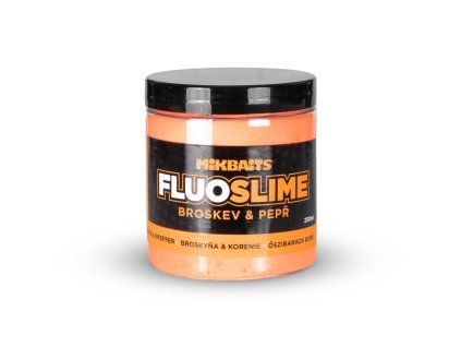 Fluo slime obalovací dip 100g - Broskev Black pepper