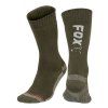 Fox Collection Socks (Varianta Fox Black / Orange Thermolite long sock 6 - 9 (Eu 40-43))