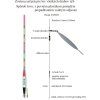 Rybářský balz. splávek (waggler) EXPERT (Variant 8Ld+4,0g/33cm)