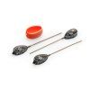 Sada rychlovýměnných method krmítek QMR Flat L long (30g + 40g + 50g + mould)