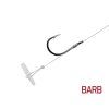 Návazec Delphin FLR Quickstop / 6ks (Velikost 8cm / 0,25mm / BARB #8)