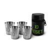Set nerezových pohárků Delphin RESET 4v1 (Velikost 4x30ml)