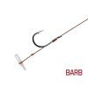 Návazec Delphin Proxi Quickstop / 6ks (Velikost 8cm / 0,10mm / BARB #8)