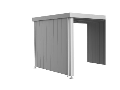 3508585 bocni stena k pristresku u domku neo 3a 3b 3c 3d stribrna