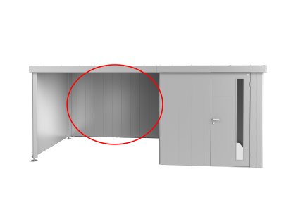 3508807 zadni stena k pristresku pro zahradni domky biohort neo stribrna