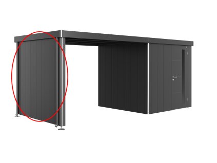 3508570 bocni stena k pristresku u domku neo 2a 2b 2c 2d tmave seda