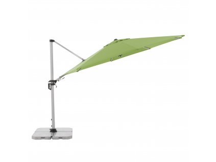 Výkyvný zahradní slunečník s boční tyčí Doppler ACTIVE 370 cm, zelená