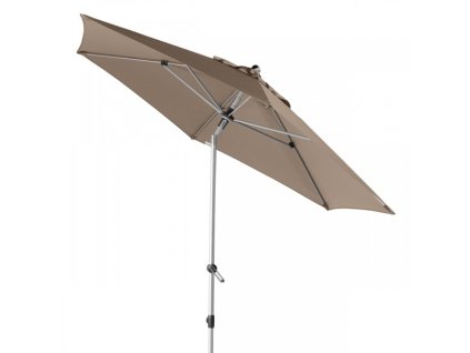 Slunečník s automatickým naklápěním klikou Doppler EXPERT 280 cm, hnědá